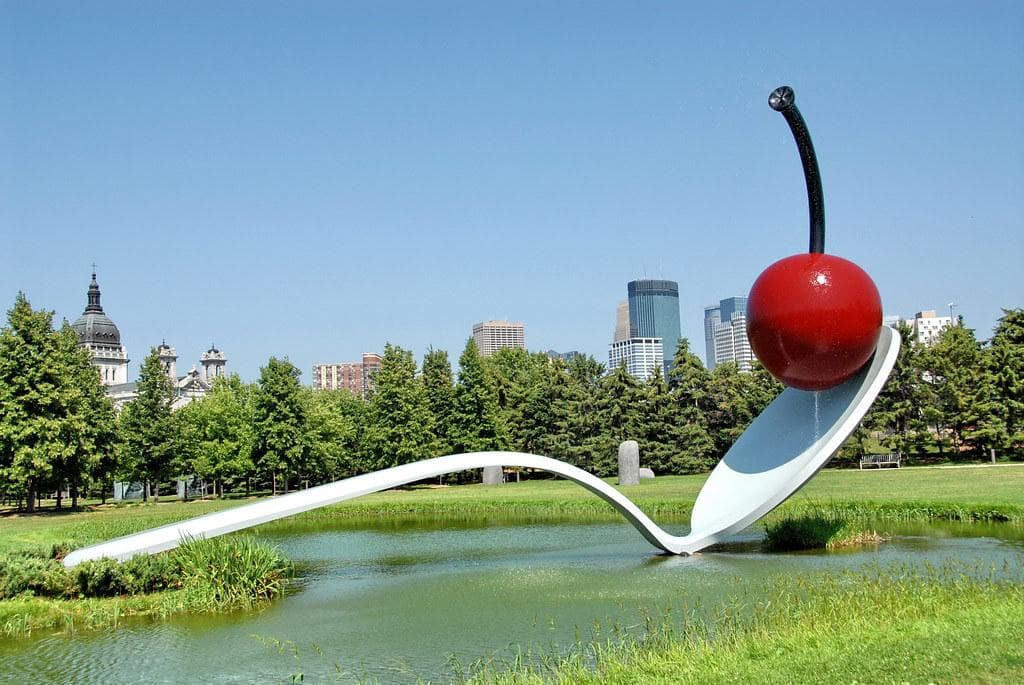 Sculptures at the Minneapolis Sculpture Garden