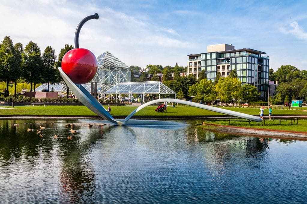 Spoonbridge and Cherry sculpture