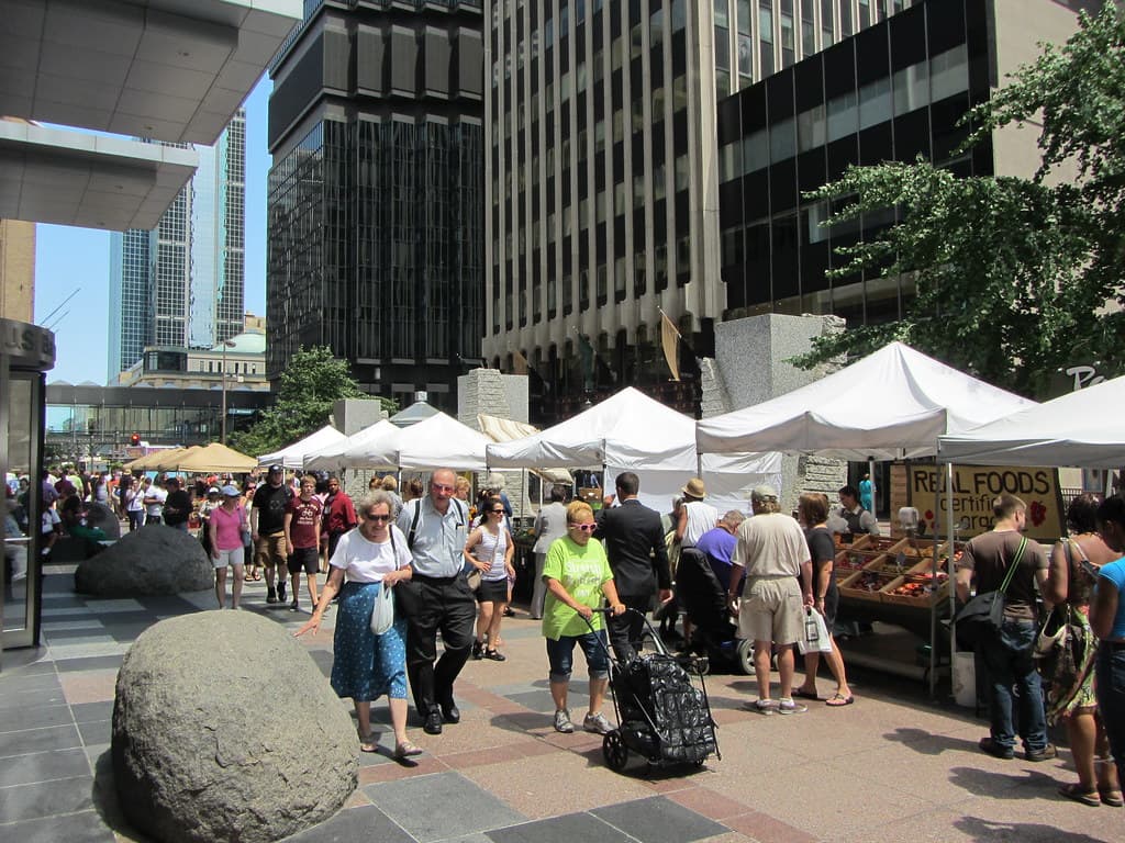 A seasonal makers market in Minneapolis