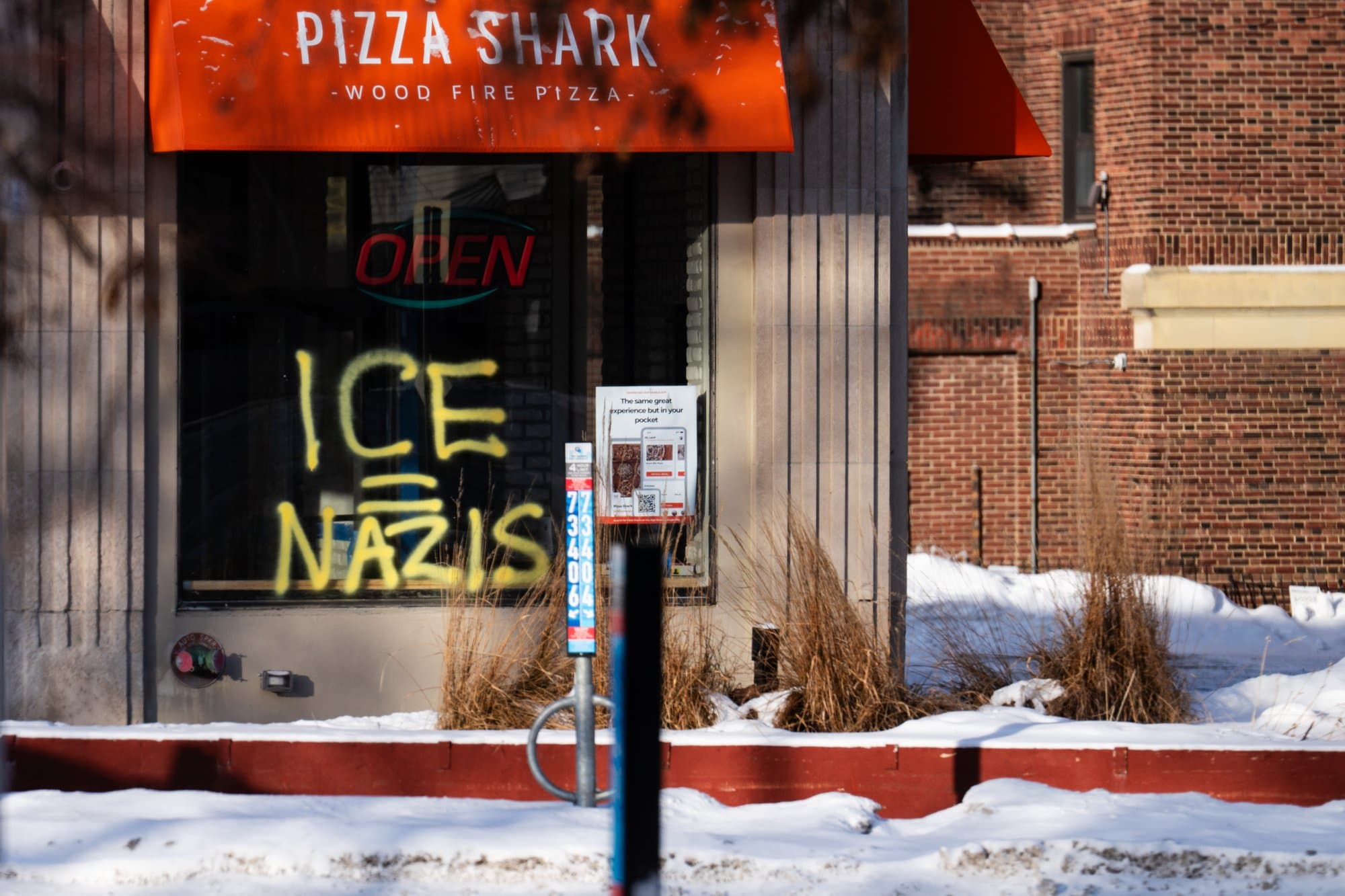A retail storefront in Minneapolis