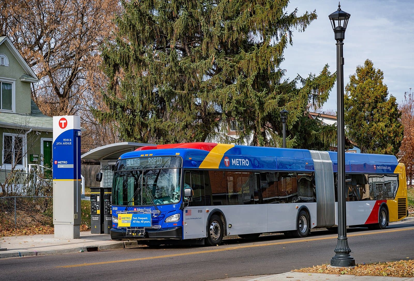 Metro Transit METRO C Line BRT Bus on Penn Avenue, Minneapolis (49040491042)