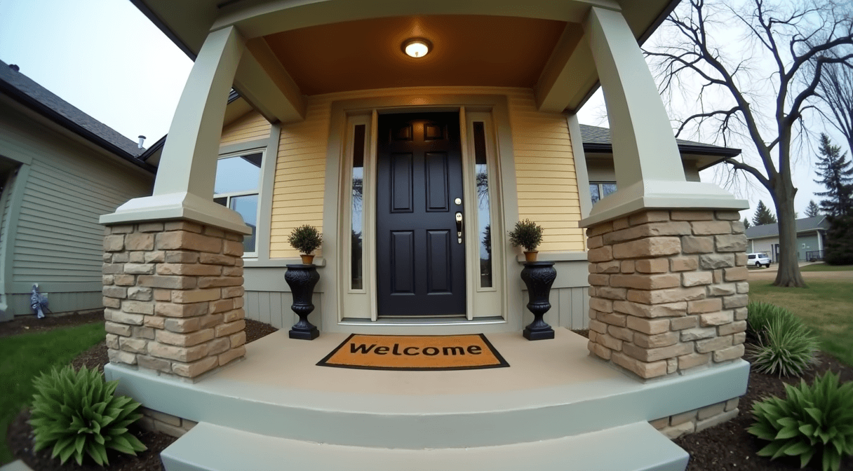 Crime and safety report illustration: Porch Package Theft Caught on Doorbell Camera in Lowry Hill