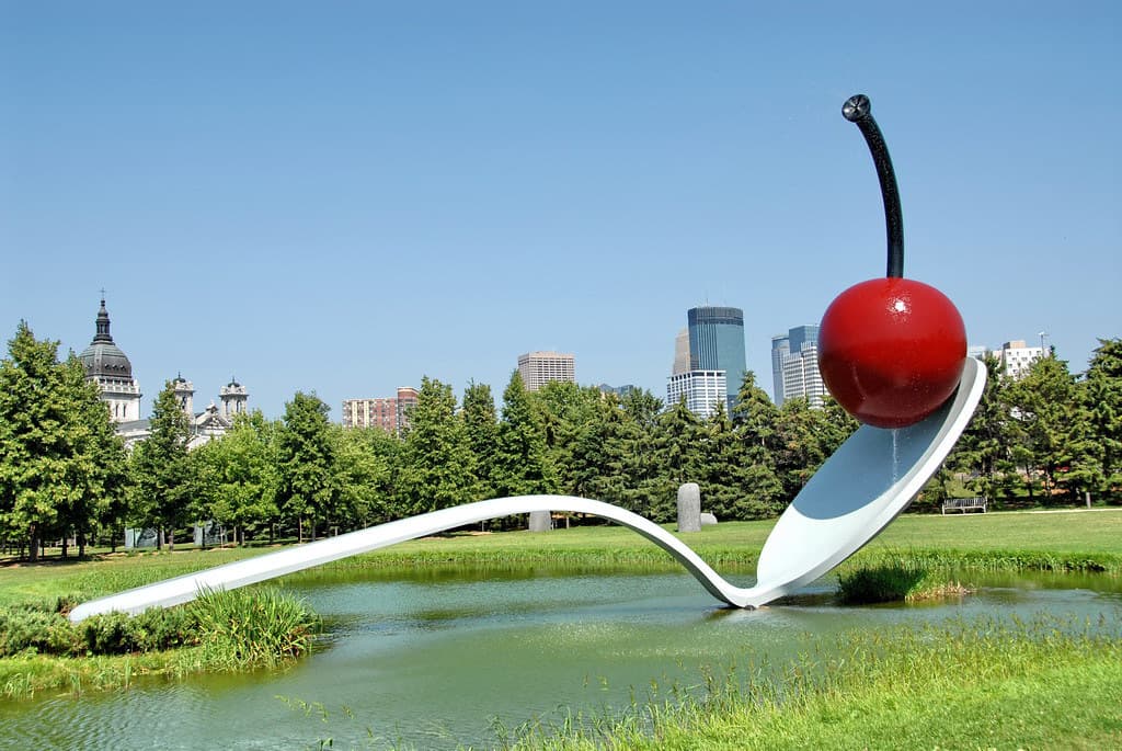 The Minneapolis Sculpture Garden on the Walker Art Center grounds