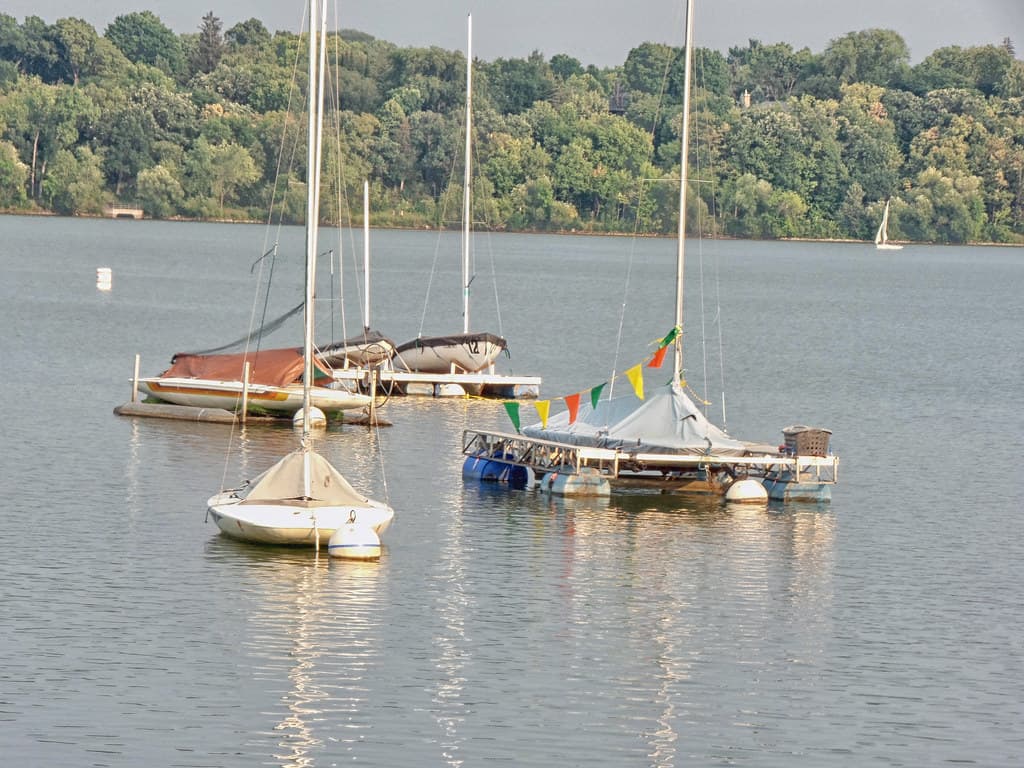 Lake of the Isles in Minneapolis, the new home of the art fair