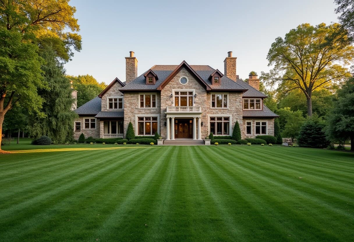 An elegant Lowry Hill mansion on a sweeping lawn, among Minneapolis's most upscale homes